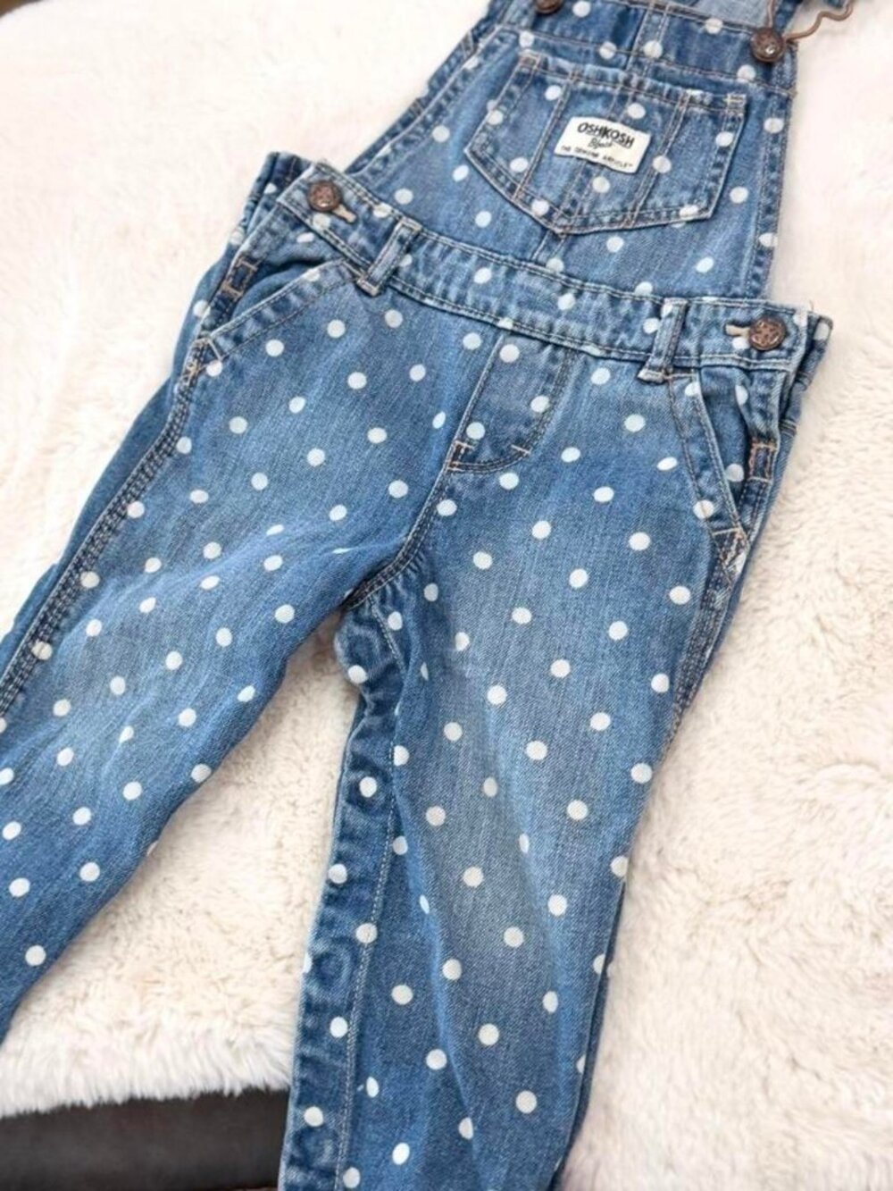 OshKosh B'gosh Girls' Blue Dungarees-overalls